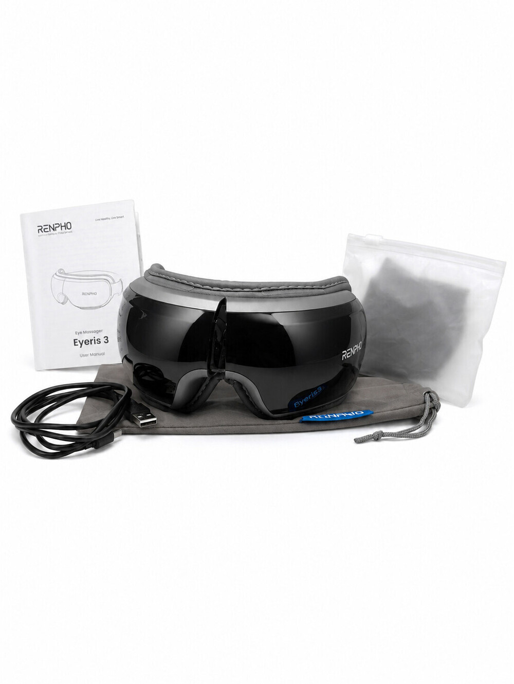RENPHO Eyeris 3 Eye Massager with Heat and Cooling for Migraines